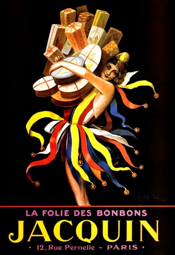 Les Bonbons Jacquin By Leonetto Cappiello Vintage Advertising Poster