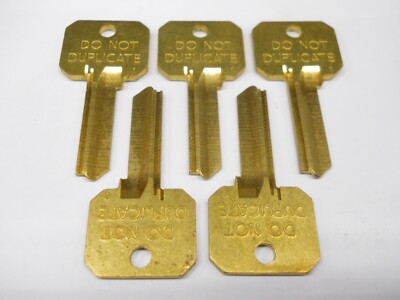 Ilco A114G Key Blank DND Fits Best G Keyway 6 Pin Lot of 5