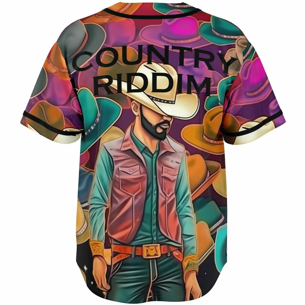 Rave Jersey Country Riddim Mens Rave Clothing Festival Outfit HOL! Dubstep  EDM