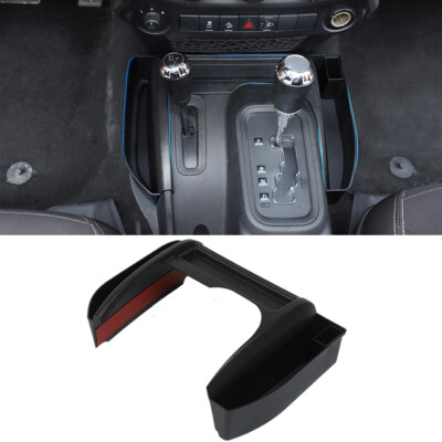 Interior Gear Shift Side Storage Box Tray Organizer For Jeep Wrangler