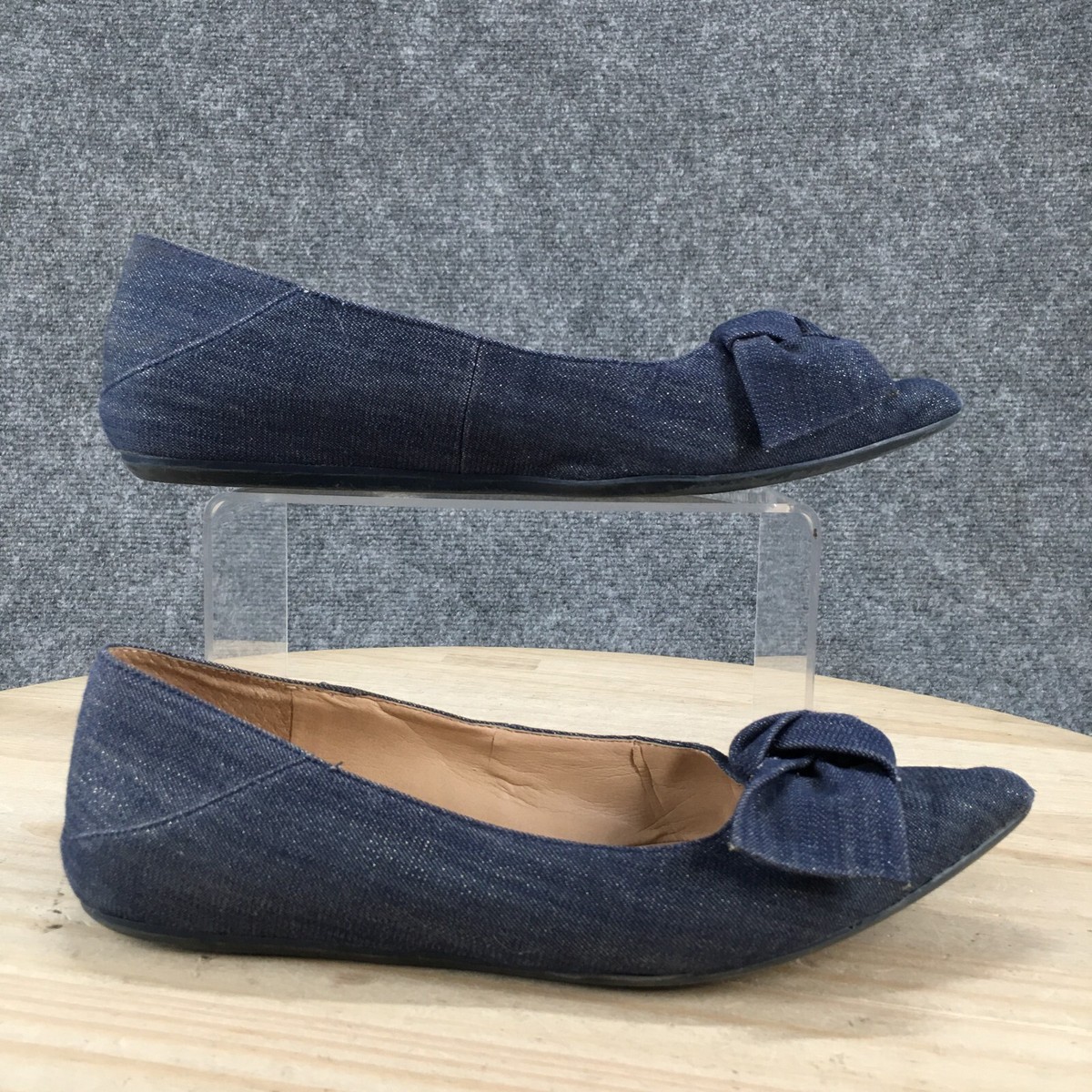 Franco Sarto Shoes Womens M Abilene Slip On Pointed Ballet Flats