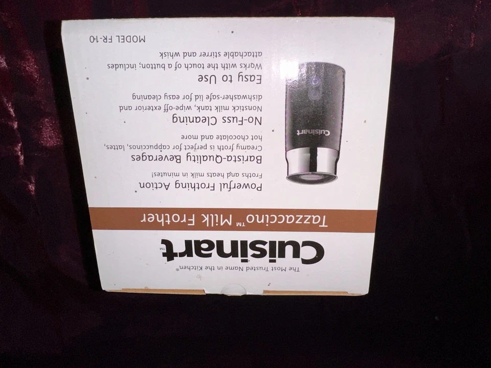 Espumador de leite Cuisinart FR-10 Tazzaccino preto - Imagem 3 de 3