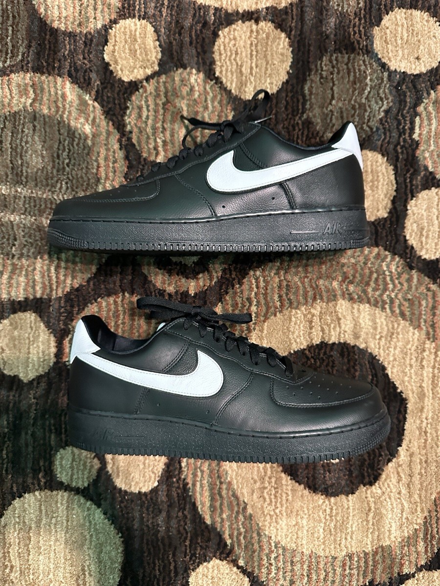 靴 Nike AIR FORCE 1 RETRO QS 30cm Size 14 - Nike Air Force 1 Retro QS Low Black White Rare