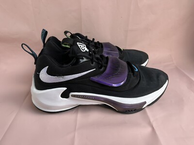Nike Zoom Freak 3 Project 34 Black Purple White DA0694-001 sz 12