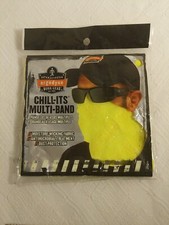 Ergodyne Chill-Its Multi-Band 6485 Lime Face Mask Headband