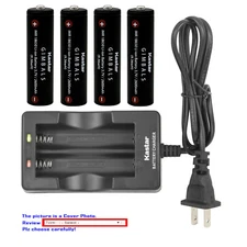 Kastar 3.7V 2600mAh Battery AC Charger for Moza Air 2 Gimbal Stabilizer Battery