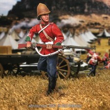 W.Britain 20211 24th Foot Defending with Bayonet No.3, 1879 Britains 