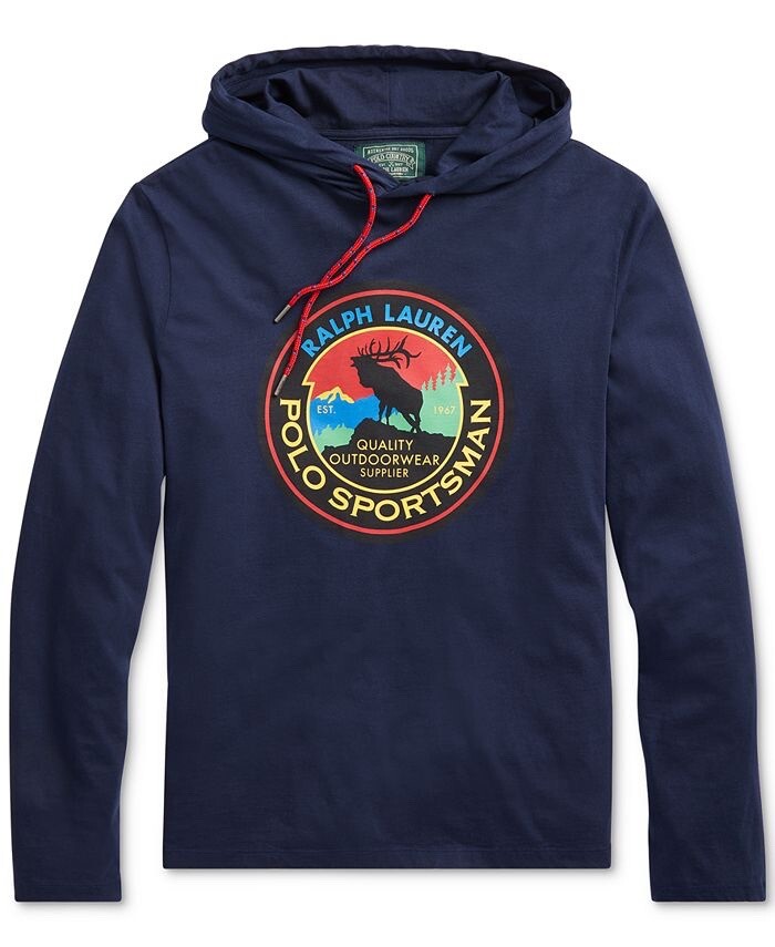 Ralph Lauren Polo Sportsman RRL Hoodie Navy Blue Mens Medium NEW  