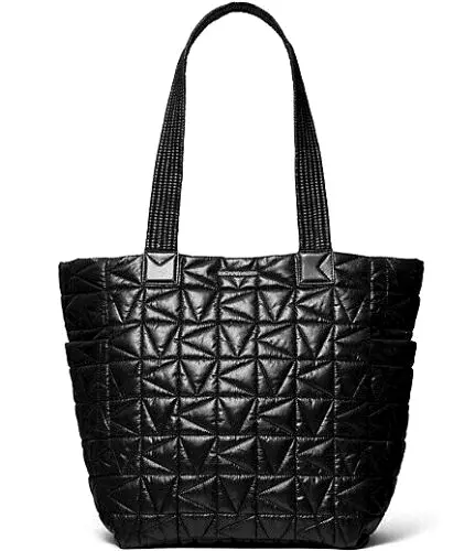 New Michael Kors Winnie Large Tote Bag Quilted Nylon Black | eBay