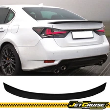 Fits 13-20 Lexus GS350 GS300 GS200t OE Style Rear Trunk Spoiler Wing Matte Black