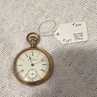 New ListingWaltham Royal 16s 15J Gold Filled Gold Open Face Pocket Watch White Roman Dial