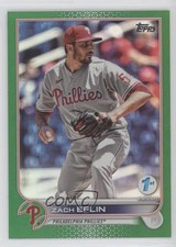 2022 Topps Series 1 1st Edition Green 25/150 Zach Eflin #179 1g7h