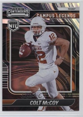 2025 Panini NIL University of Texas Campus Legends Swirl /199 Colt McCoy #6 10x7