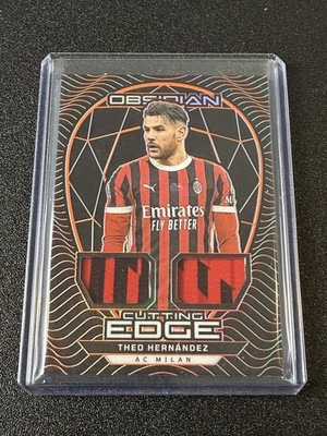 2024-25 Obsidian Theo Hernandez Cutting Edge Jersey Electric Etch Orange #/99