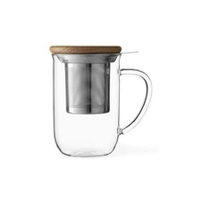 Teetasse mit Sieb Viva Scandinavia Balance Glass Tea Mug 500ml Neu in OVP