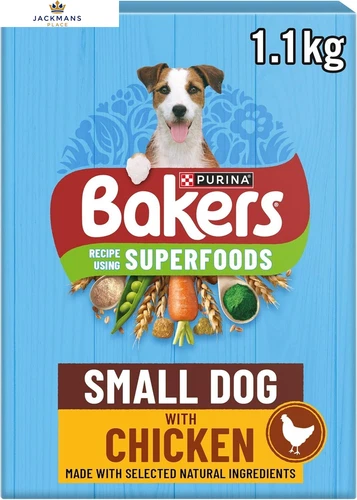 BAKERS Superfoods Small Dog Adult Dry Food Chicken 1.1 kg (Pack of 5)