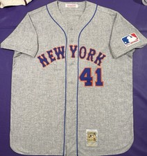 Authentic 1969 Tom Seaver #41 Mitchell & Ness New York Mets 100% Wool Jersey XXL