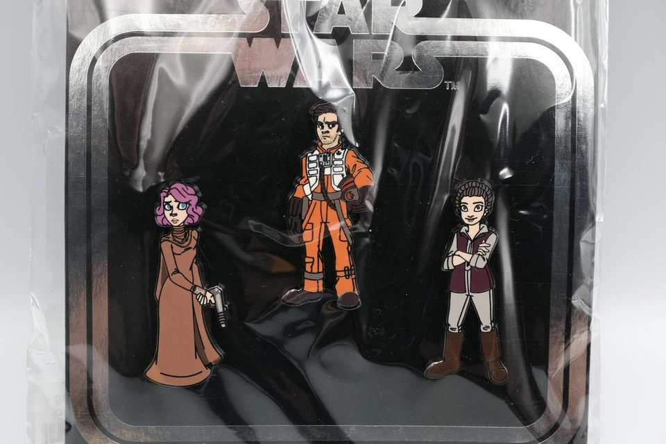 2019 Star Wars Celebration Chicago TRADING PIN SET Empire Resistance Droid BB-8 - Image 2 of 4