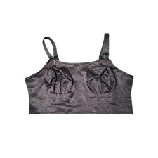 Ruby Ribbon Original Demiette Bra Size 44 Black Wireless 3029 Comfort Support