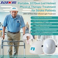 PBM Neuromodulacion Brain Helmet 1070nm NIR Light Therapy for Parkinsons Stroke