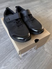 Image of BNIB Clarks Black Trainers School Aeon pace 13G / 32