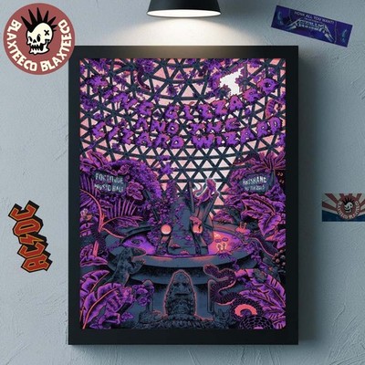 King Gizzard And The Lizard Wizard Brisbane Fortitude Music Hall 2025 Poster Unf