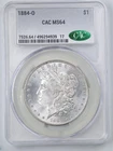 1884-O $1 Morgan Silver Dollar MS64 CACG CAC 496294939