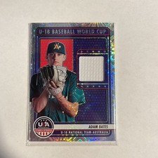 2023 Panini USA Baseball Stars & Stripes Jersey PATCH Adam Bates #U18-AB