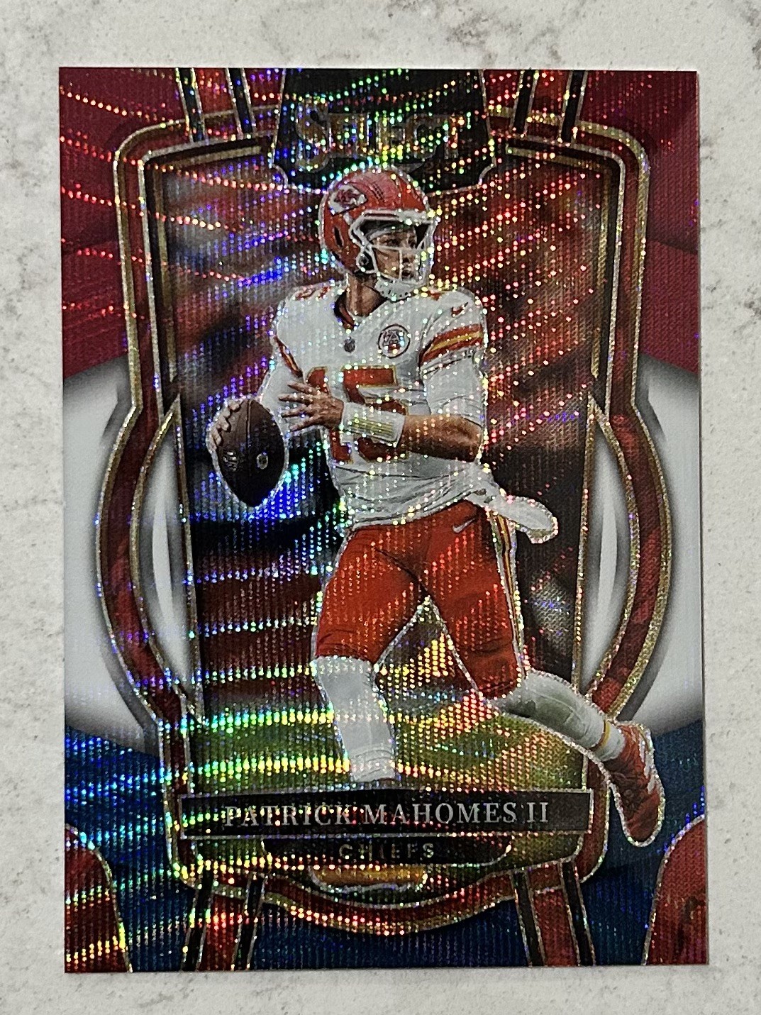 2022 Panini Select Patrick Mahomes Club Level Tri Color /149 #251