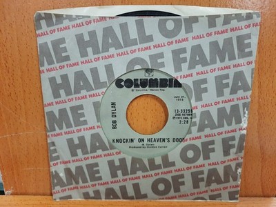 45 / Bob Dylan / Reissue / Knockin' On Heaven's Door / A Fool Such As I