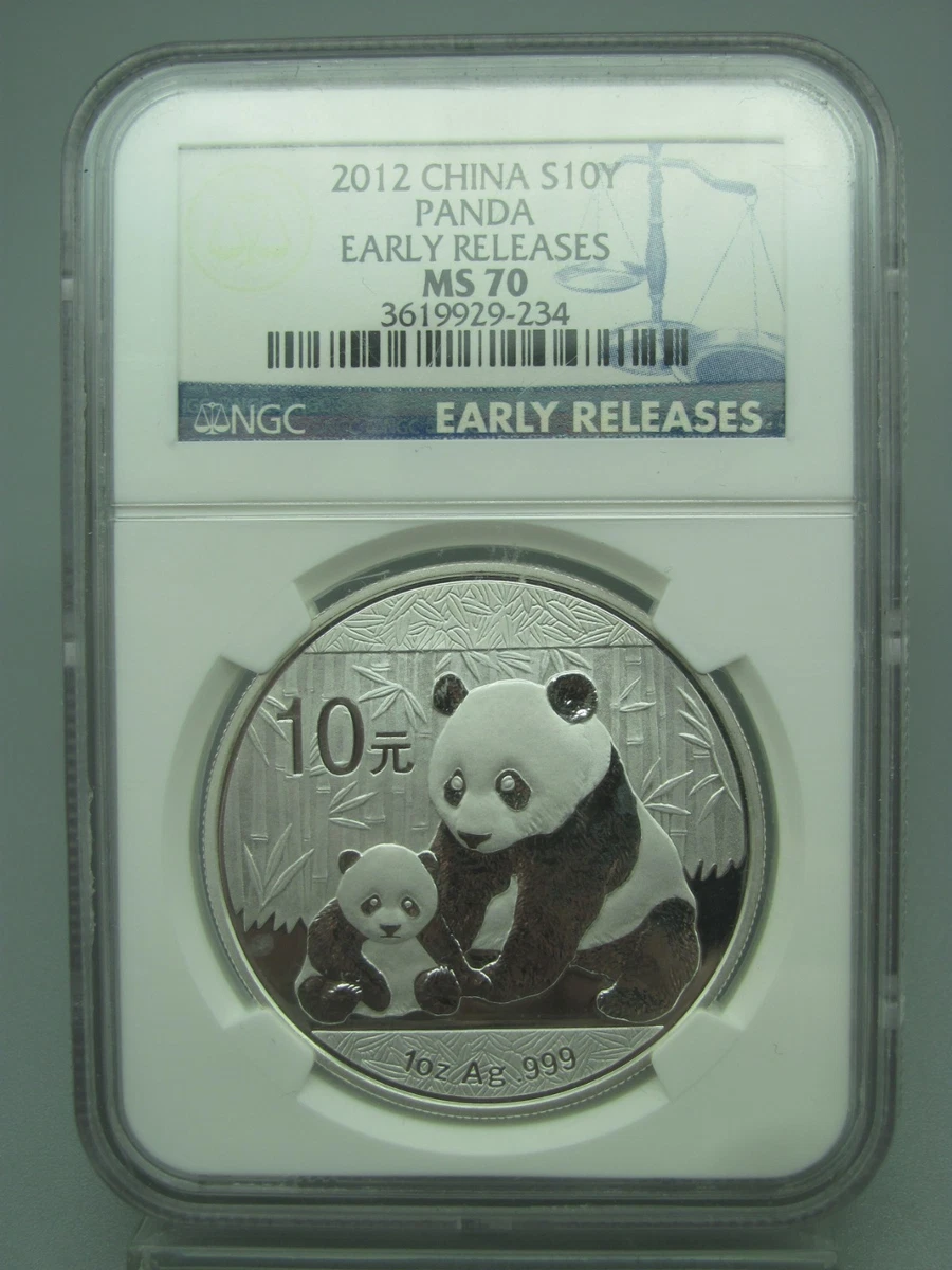 Chinese Panda MS 70 Graded 2012 Silver Bullion Coins for sale | eBay