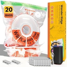 20 PCS 3D Printer Filament Storage Bags Vacuum Storage Bags Kit 3D Printer Ac...
