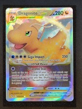 Dragonite Vstar, 50/78, Pokemon Go, Holo Rare, NM