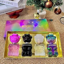 Moschino Teddy Bear Perfume 30ml x 4 Gift Set - Cute Portable Brand New Unopened