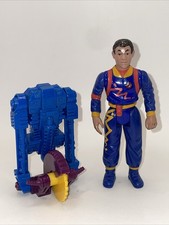 1984 Kenner Real Ghostbusters Power Pack Heroes Winston Zeddmore & Cyclin Slicer
