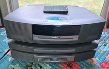 Bose Wave Music System III with 3-Disc MultiCD Changer Gray Parts Only Read 