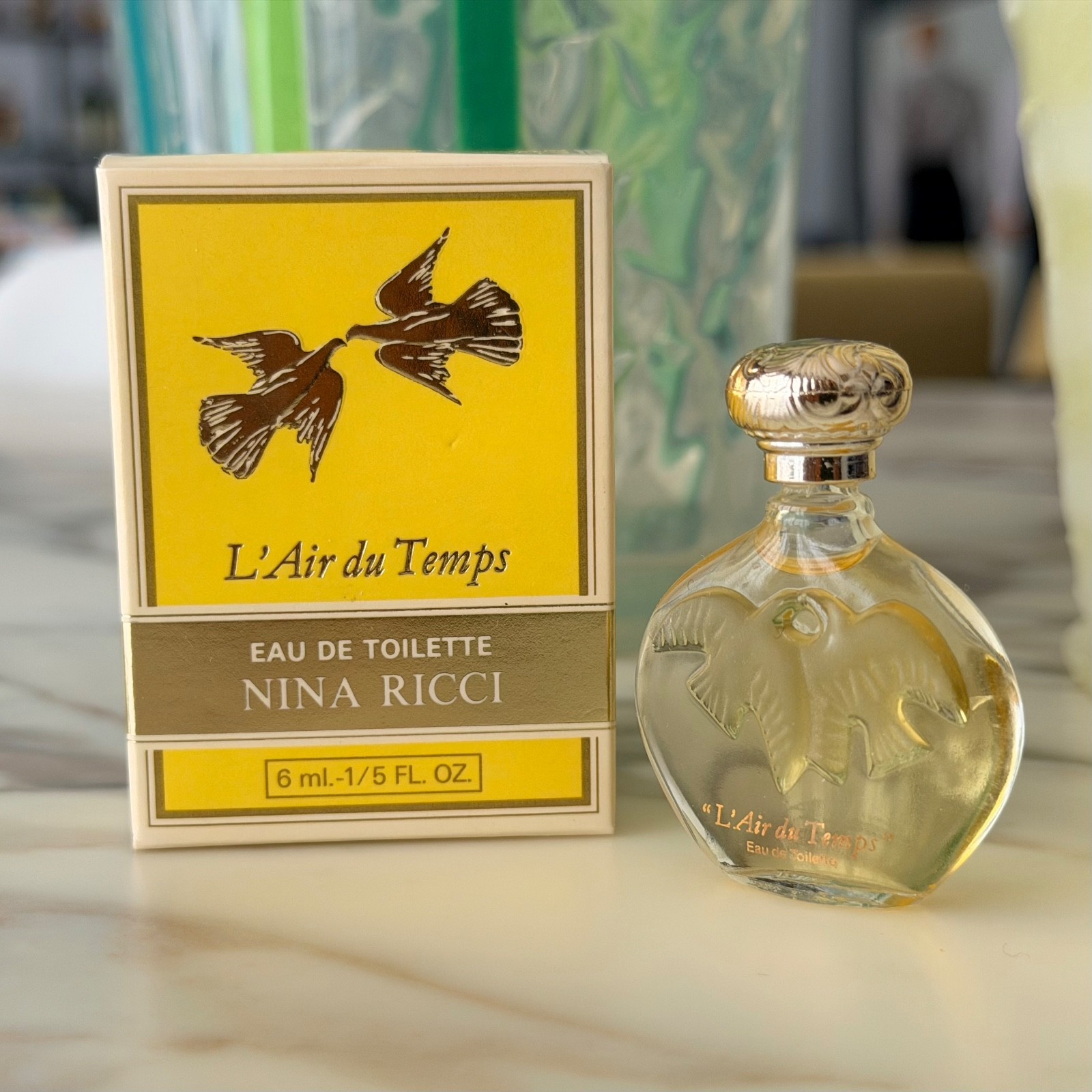 NINA RICCI L'Air du Temps Miniature Eau de Toilette 0.15 fl oz - 6 ml w/ box