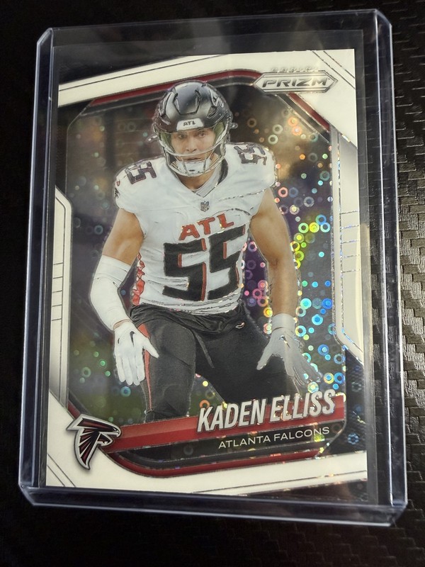 2025 Panini Prizm - Kaden Elliss #11 White Disco Prizm