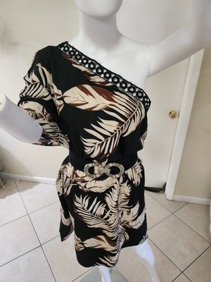 Floral Print Tunic Dress - New  Medium