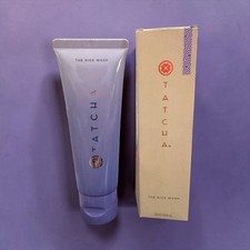 NIB Tatcha "The Rice Wash" Face Cleanser 120 mL 4 fl oz Soft Cream 120 mL 4 fl