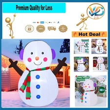 Christmas Inflatable Snowman Yard Decor with LED Lights 49in