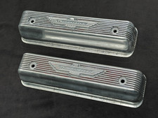 Original Ford Y-block Aluminum Valve Covers Vintage Stock Oem Thunderbird Original Ford Y-block Aluminum Valve Covers Vintage Stock Oem Thunderbird