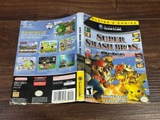 Super Smash Bros Melee Nintendo Gamecube Box Case Insert Cover Art Only