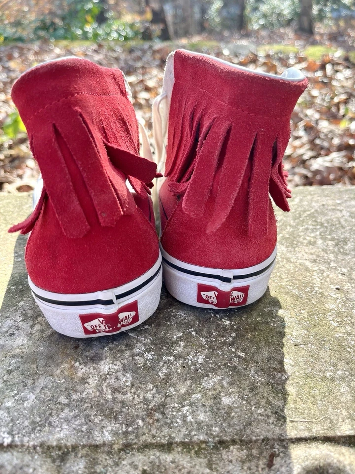 Vans Off The Wall High Top Shoes Women's 9.5 Snoopy Peanuts by Schulz Leather - Image 3 of 4