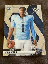 2025 Panini Mosaic Cam Ward rookie variation football card