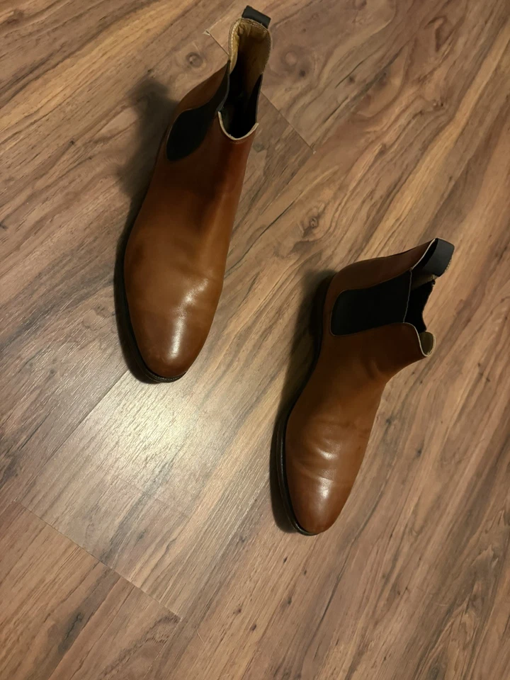 IMPRESIONANTES Crockett & Jones X Shipton Heneage Bingham Chelsea Botas Distribuidor Reino Unido 10.5 Foto 4 de 4