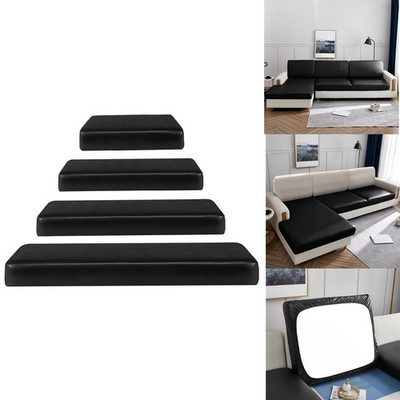 Sofa Sitzkissenbezug PU Leder Bezug Stretch Schonbezug Wasserdicht Ersatzbezug