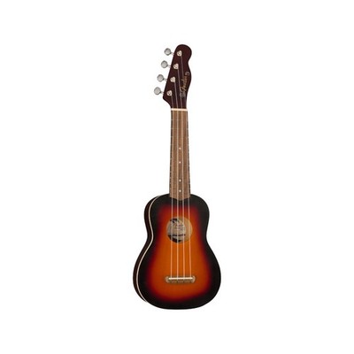 FENDER Venice Soprano Uke WN 2TS   Sopran-Ukulele   2-Color Sunburst