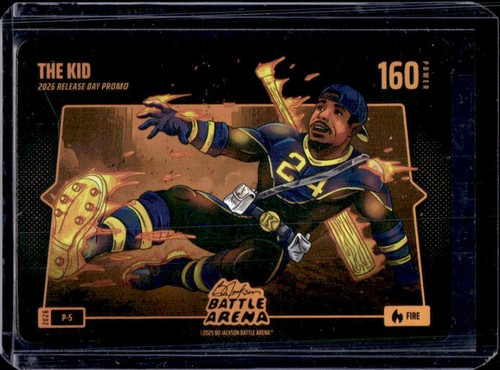 2025 Bo Jackson Battle Arena 2026 Release Day Promo The Kid Fire #P-5