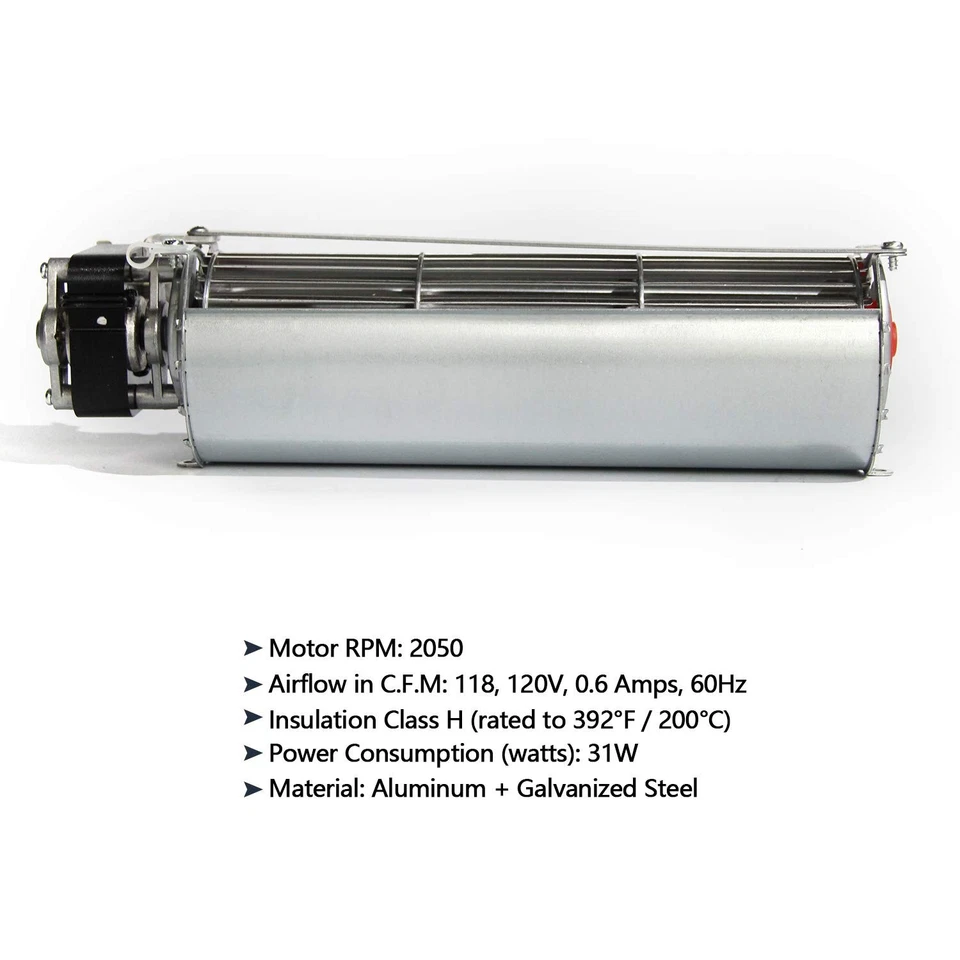 GFK4 FK4 GFK4A GFK4B Replacement Fireplace Blower Fan KIT, Fireplace Inserts ... - Image 3 of 4